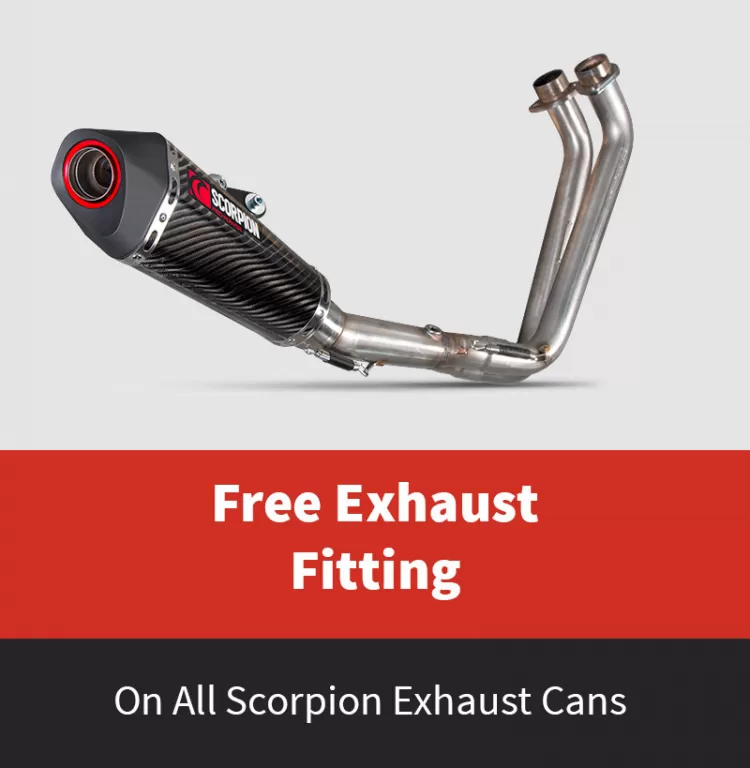 Free Exhaust Fitting at SMC Bikes