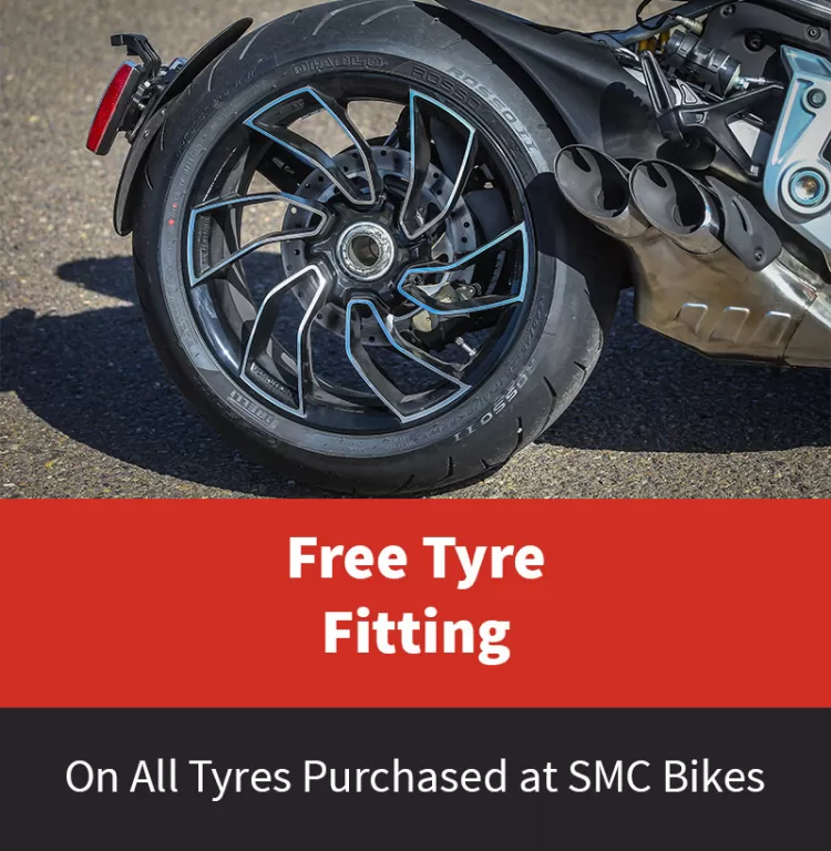 Free Tyre Fitting at SMC Bikes